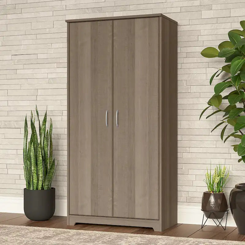 Tall Storage Cabinet with Doors by