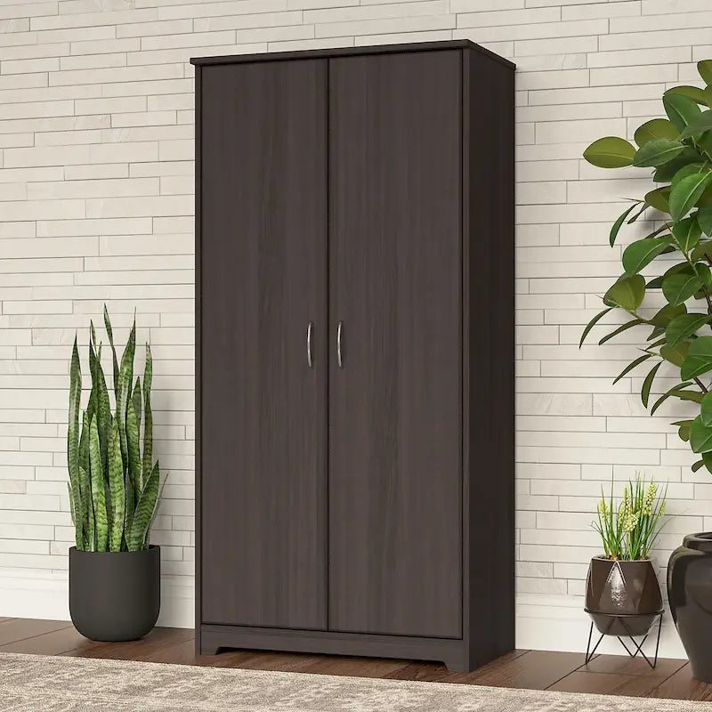 Tall Storage Cabinet with Doors by