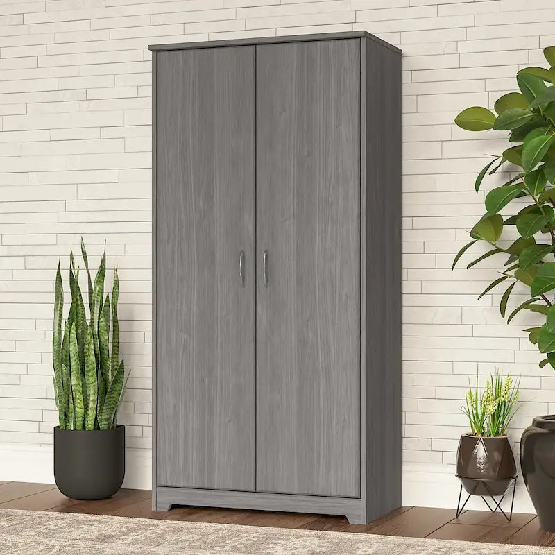 Tall Storage Cabinet with Doors by