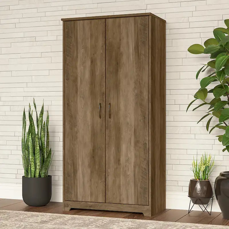 Tall Storage Cabinet with Doors by