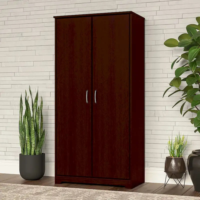 Tall Storage Cabinet with Doors by