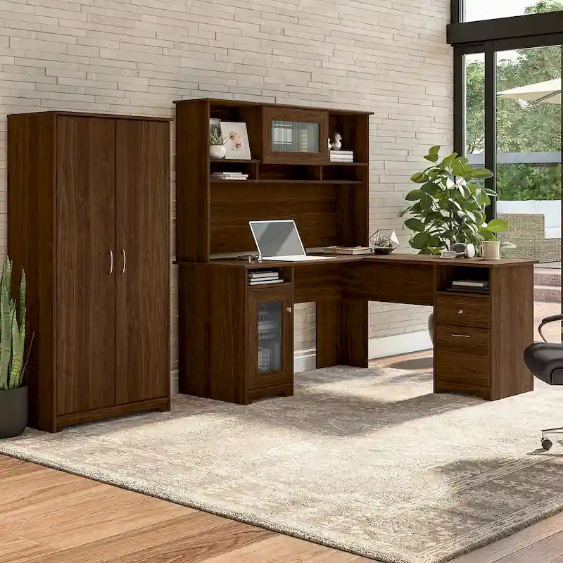 Tall Storage Cabinet with Doors by