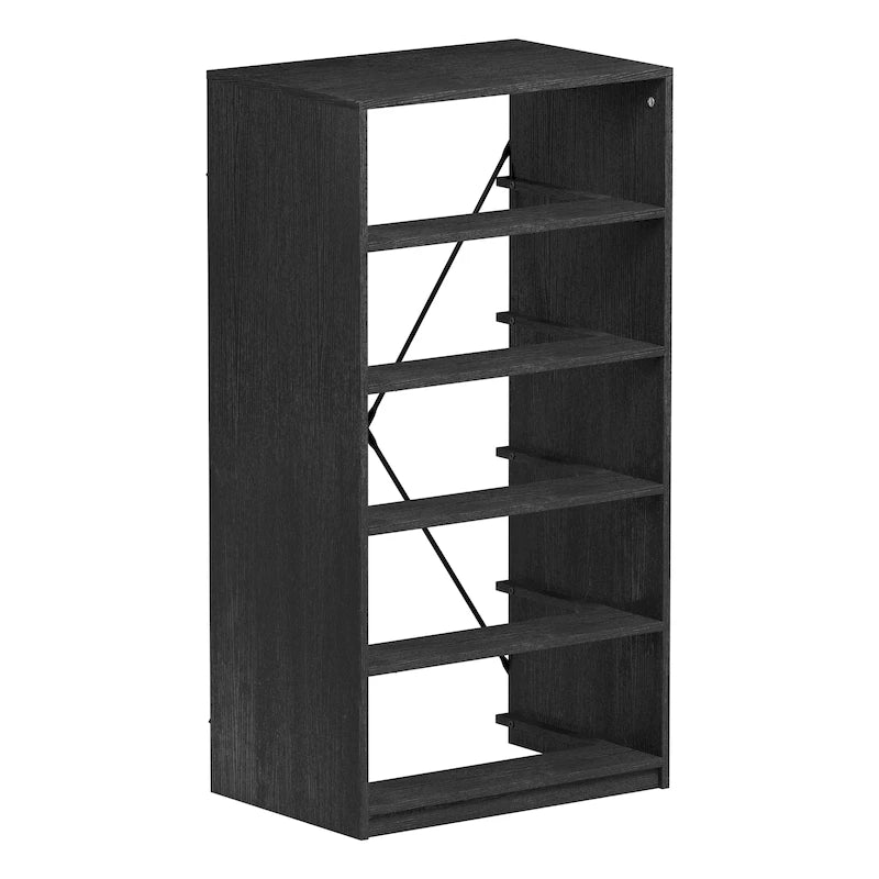 Moderner Stoffschrank mit 5 Schubladen und stabilem Holzrahmen