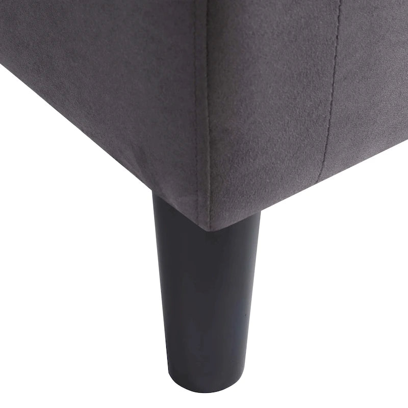 Sillón decorativo con otomana