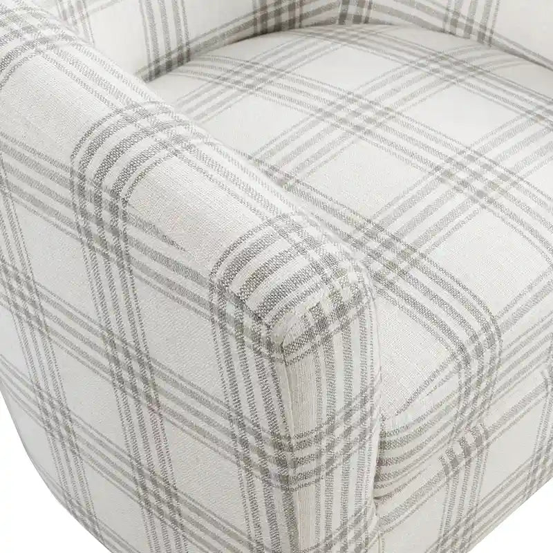Sillón decorativo con otomana