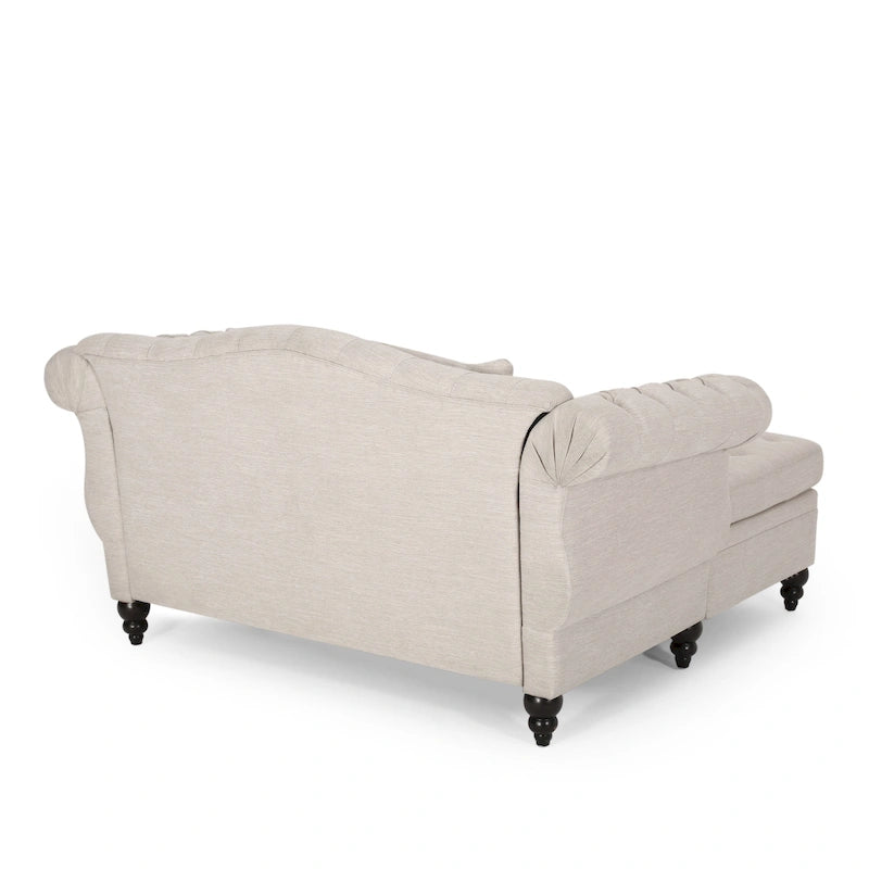 Tufted Double Chaise Lounge by - 62.50 L x 58.50 W x 34.00 H