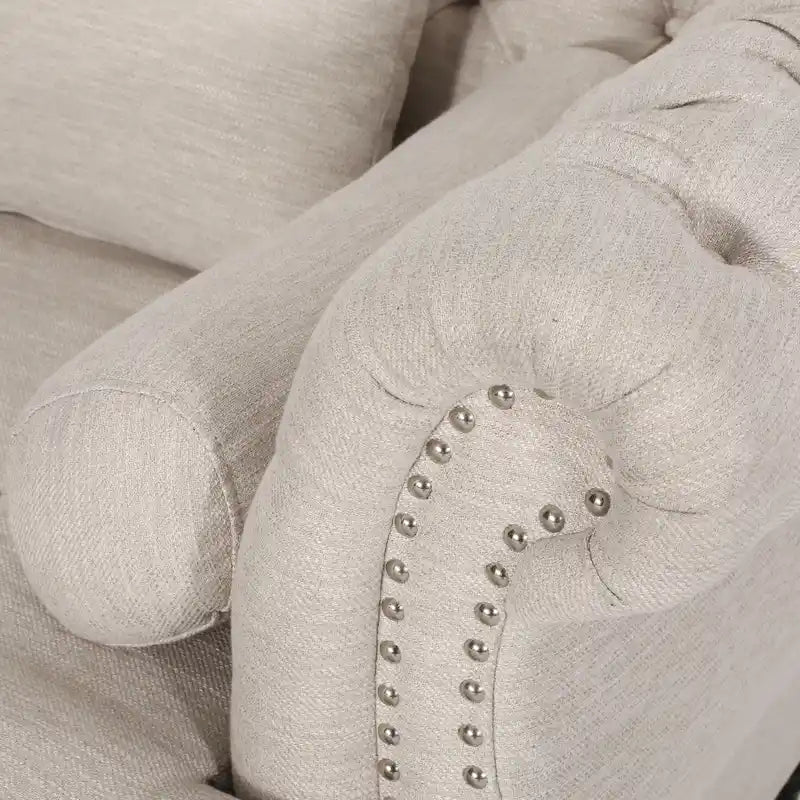 Tufted Double Chaise Lounge by - 62.50 L x 58.50 W x 34.00 H