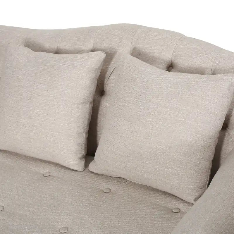 Tufted Double Chaise Lounge by - 62.50 L x 58.50 W x 34.00 H