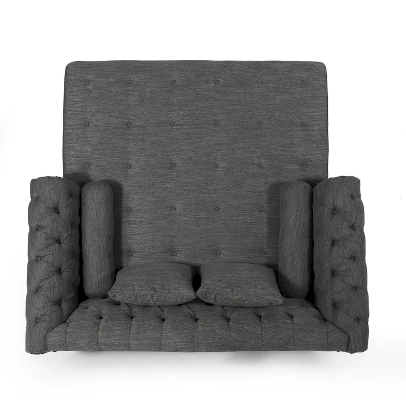 Tufted Double Chaise Lounge by - 62.50 L x 58.50 W x 34.00 H