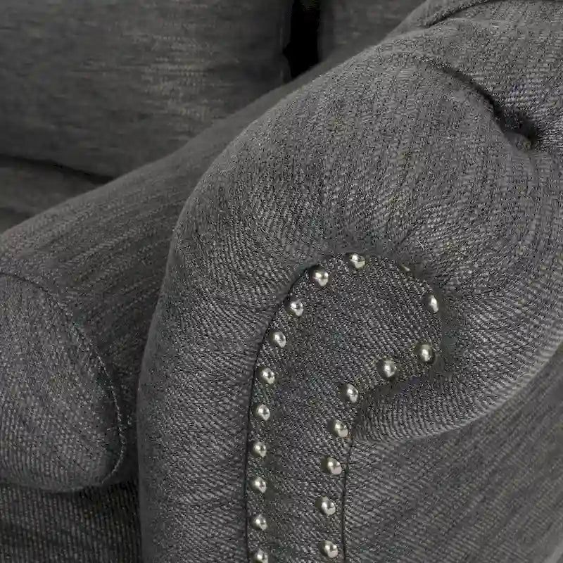 Tufted Double Chaise Lounge by - 62.50 L x 58.50 W x 34.00 H