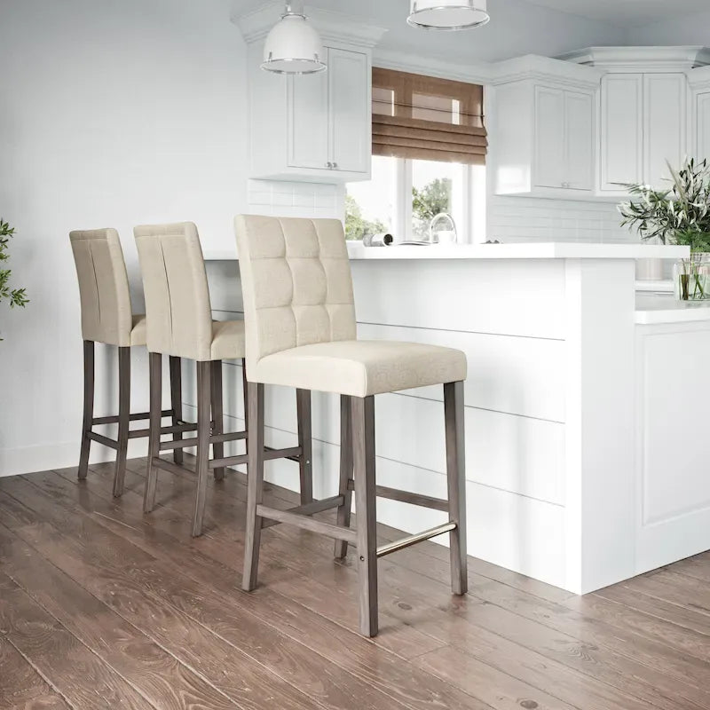 Upholstered 31 Bar Height Barstool