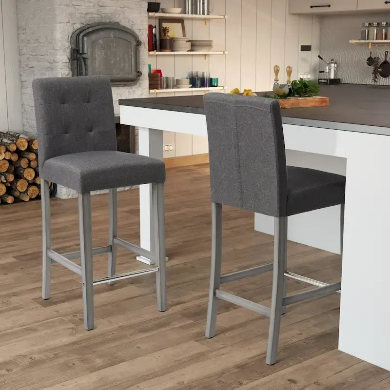 Upholstered 31 Bar Height Barstool