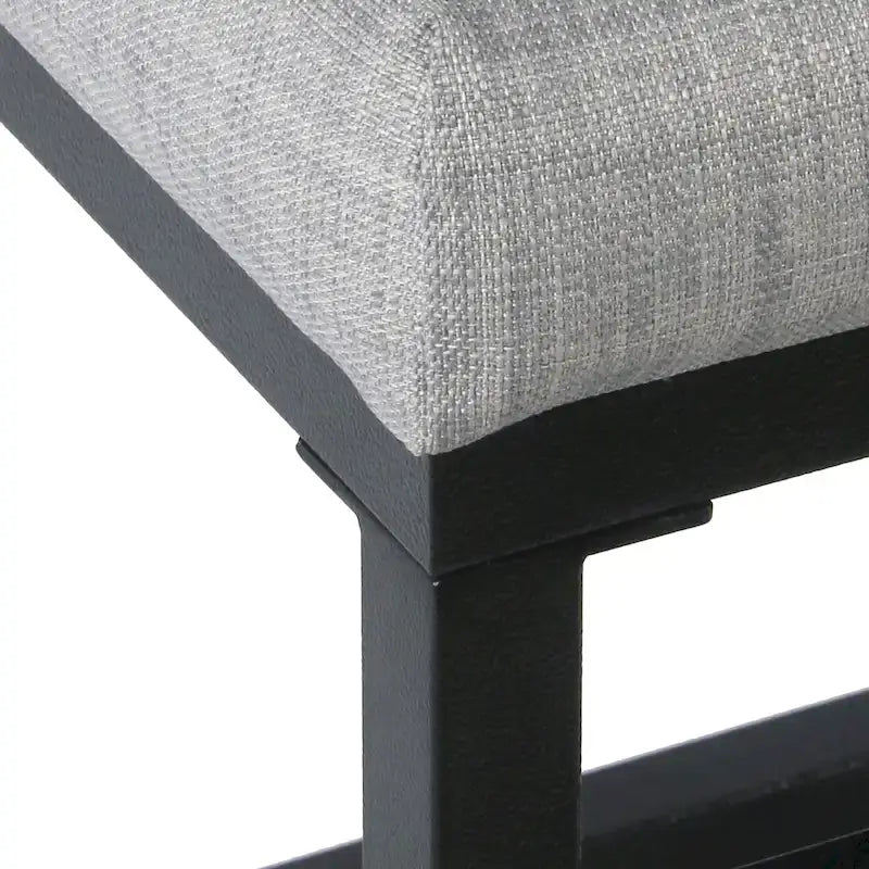 Rückenloser Metall-Barhocker, 24 Zoll – 24 Zoll