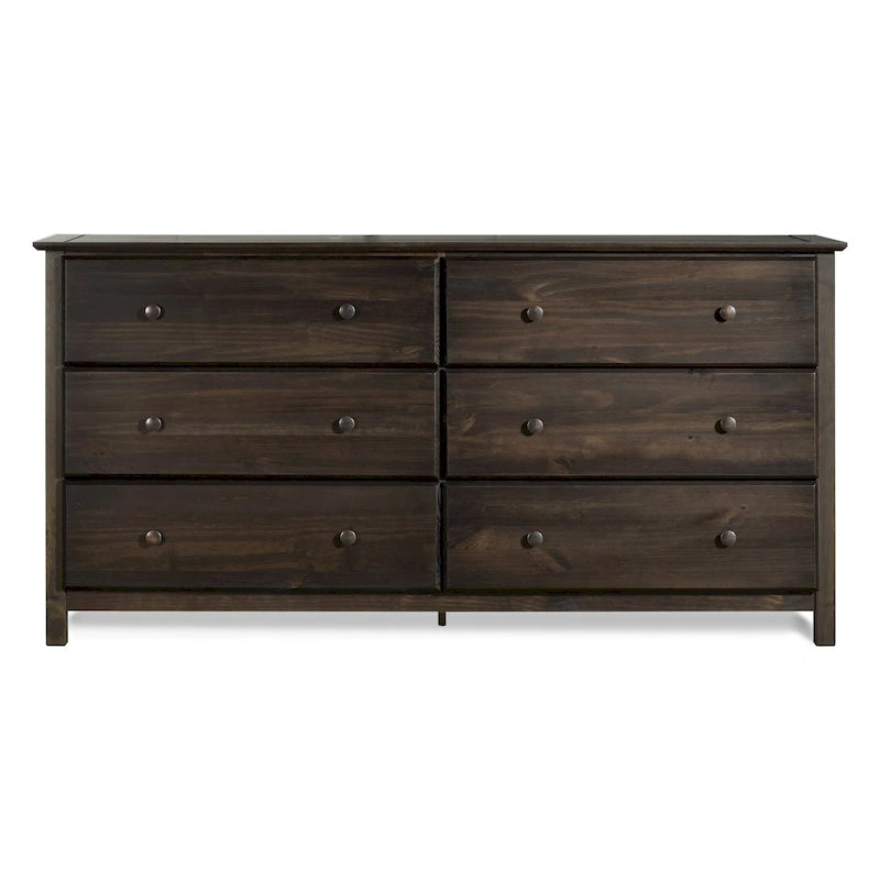 style 6-drawer Solid Wood Dresser