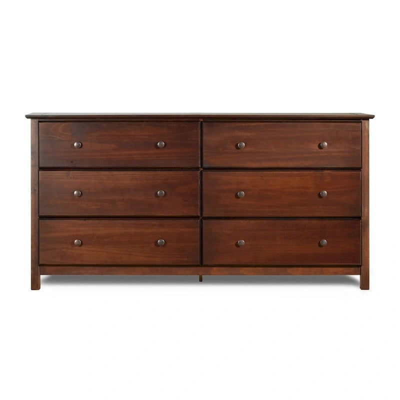 style 6-drawer Solid Wood Dresser