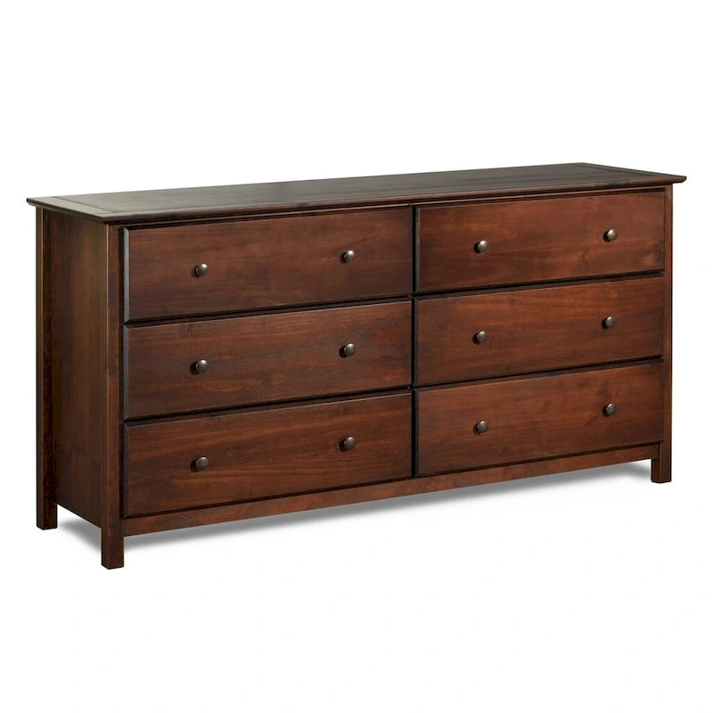 style 6-drawer Solid Wood Dresser