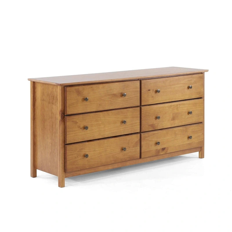 style 6-drawer Solid Wood Dresser