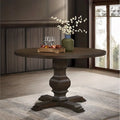 Mesa redonda de comedor con base de pedestal - N/A