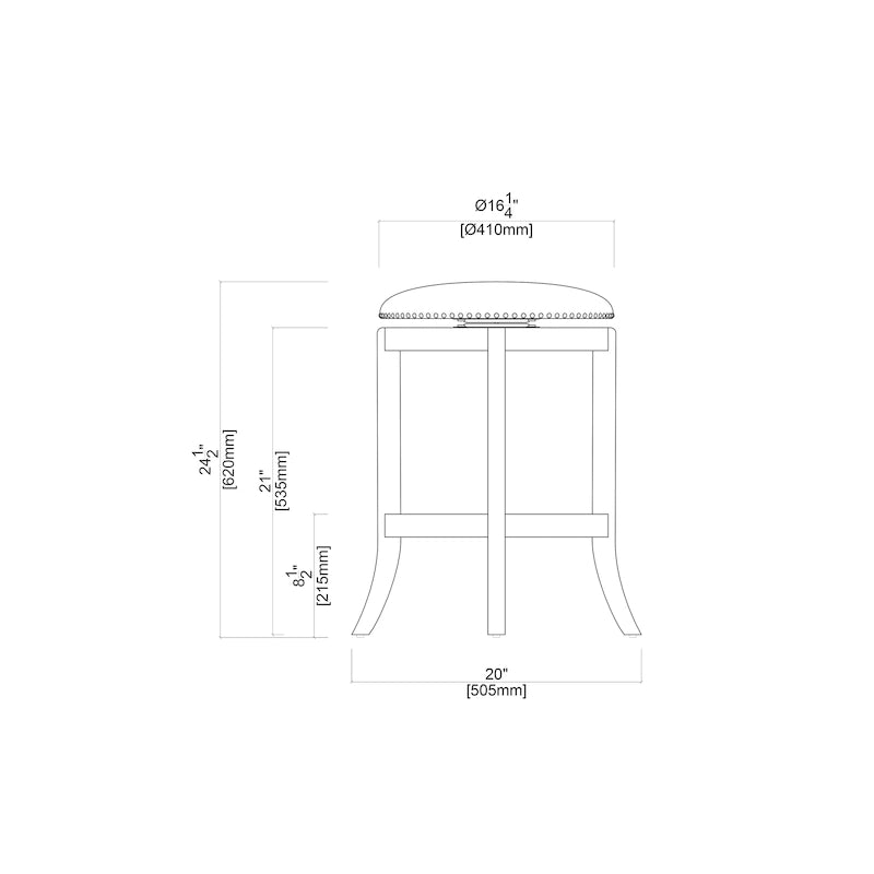 Tabouret de bar noir pivotant, hauteur comptoir