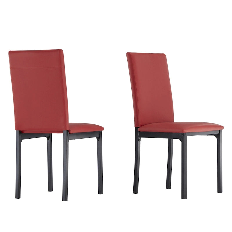 Metal Upholstered Dining Chair (Set of 2) by