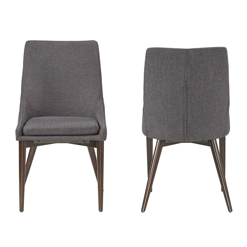 Mid-century Barrel-back Dining Chairs (Set of 2) by