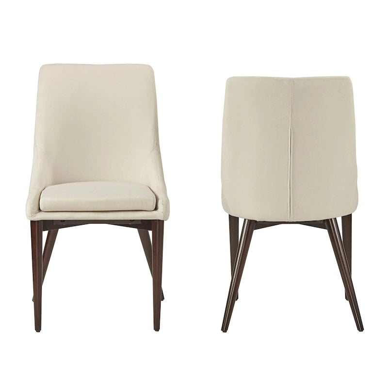 Mid-century Barrel-back Dining Chairs (Set of 2) by