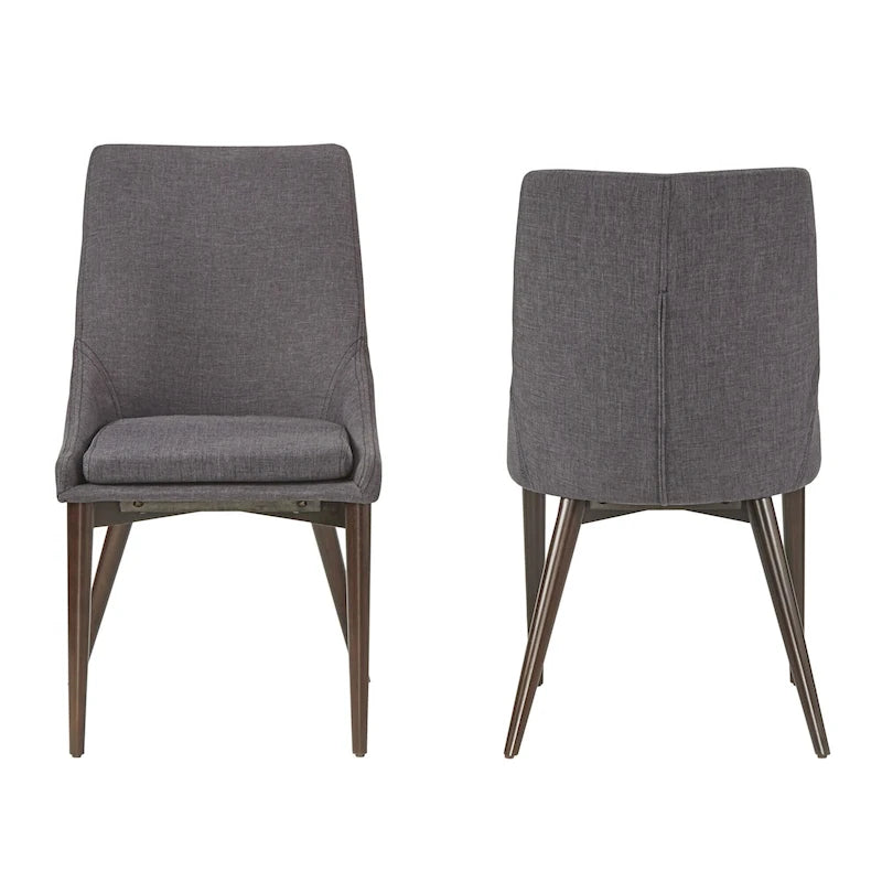 Mid-century Barrel-back Dining Chairs (Set of 2) by
