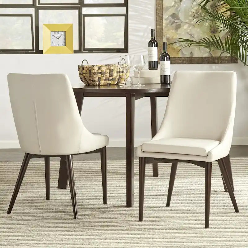 Mid-century Barrel-back Dining Chairs (Set of 2) by