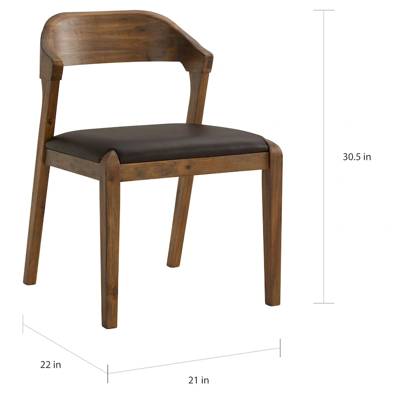 Mid Century Wood Dining Chair