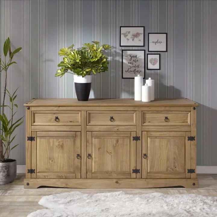 65 Wood Buffet Sideboard Farmhouse