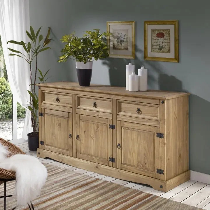 65 Wood Buffet Sideboard Farmhouse
