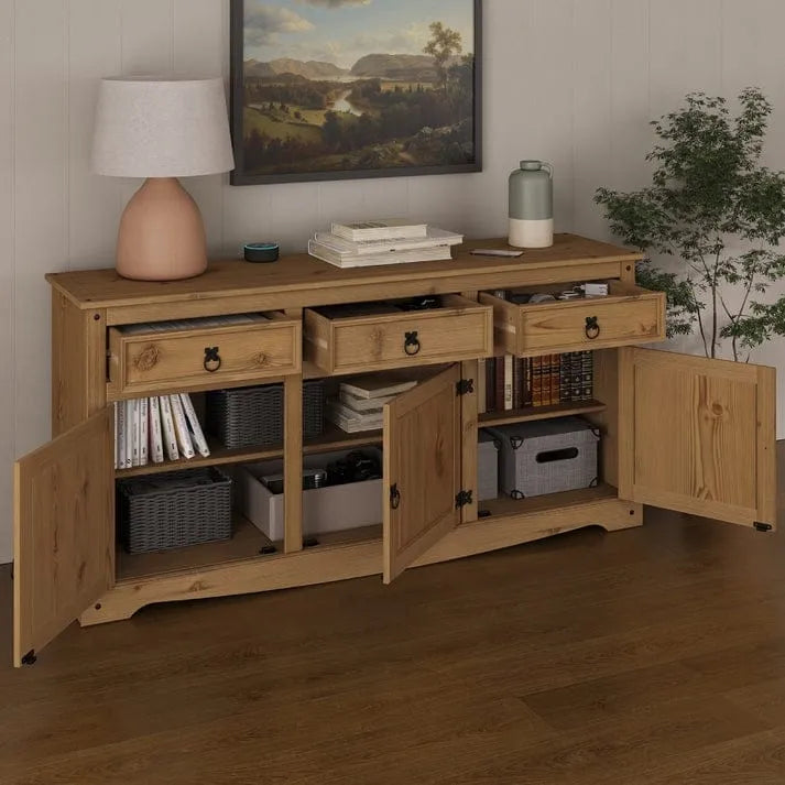 65 Wood Buffet Sideboard Farmhouse
