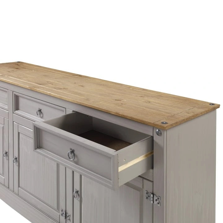 65 Wood Buffet Sideboard Farmhouse