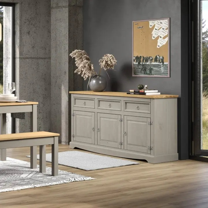 65 Wood Buffet Sideboard Farmhouse