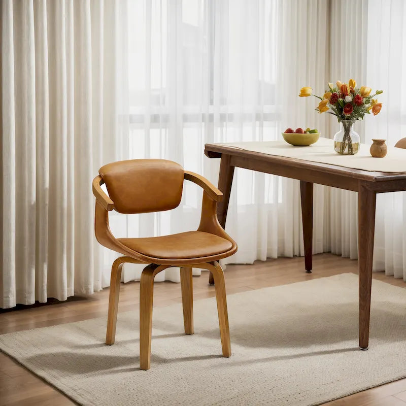 Silla de comedor giratoria