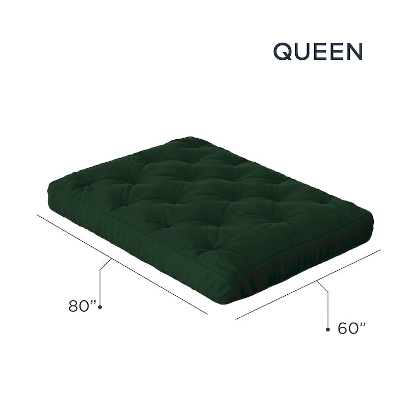 8 Gel Memory Foam Queen Size Futon Mattress