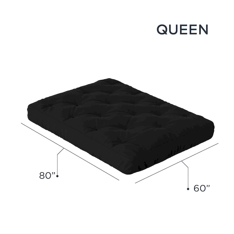 8 Gel Memory Foam Queen Size Futon Mattress