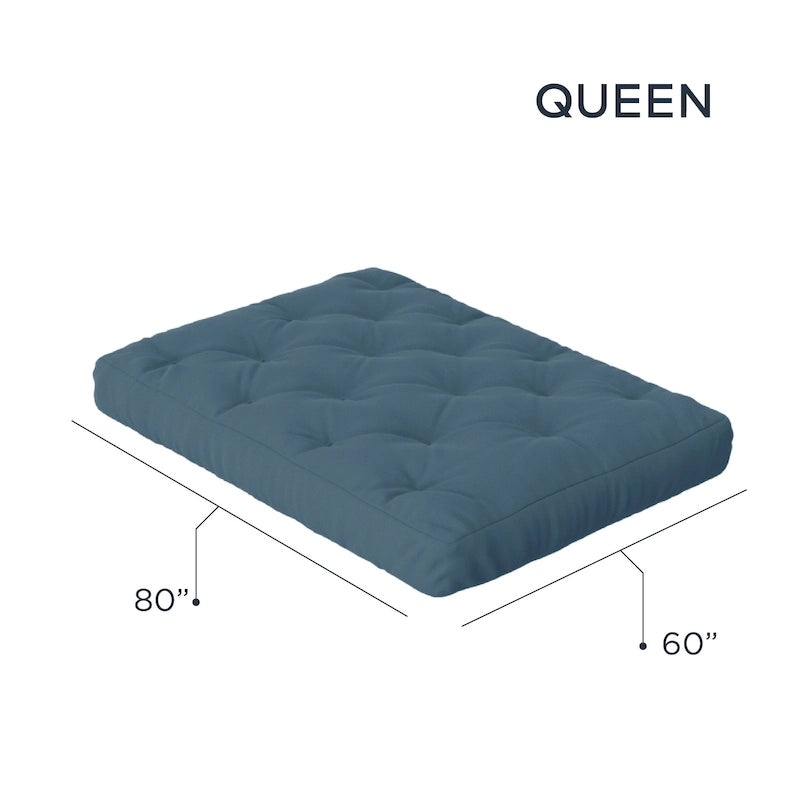 8 Gel Memory Foam Queen Size Futon Mattress