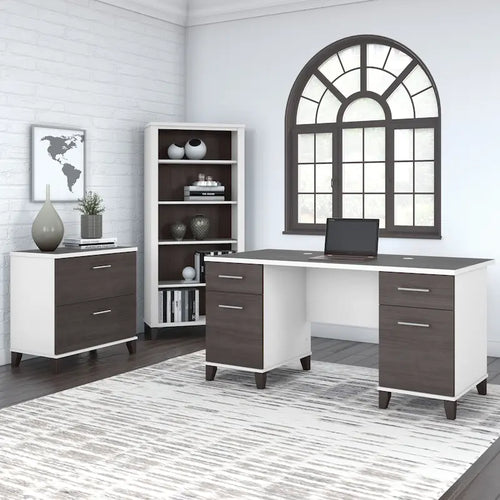 Bureau d'ordinateur de 60W avec tiroirs