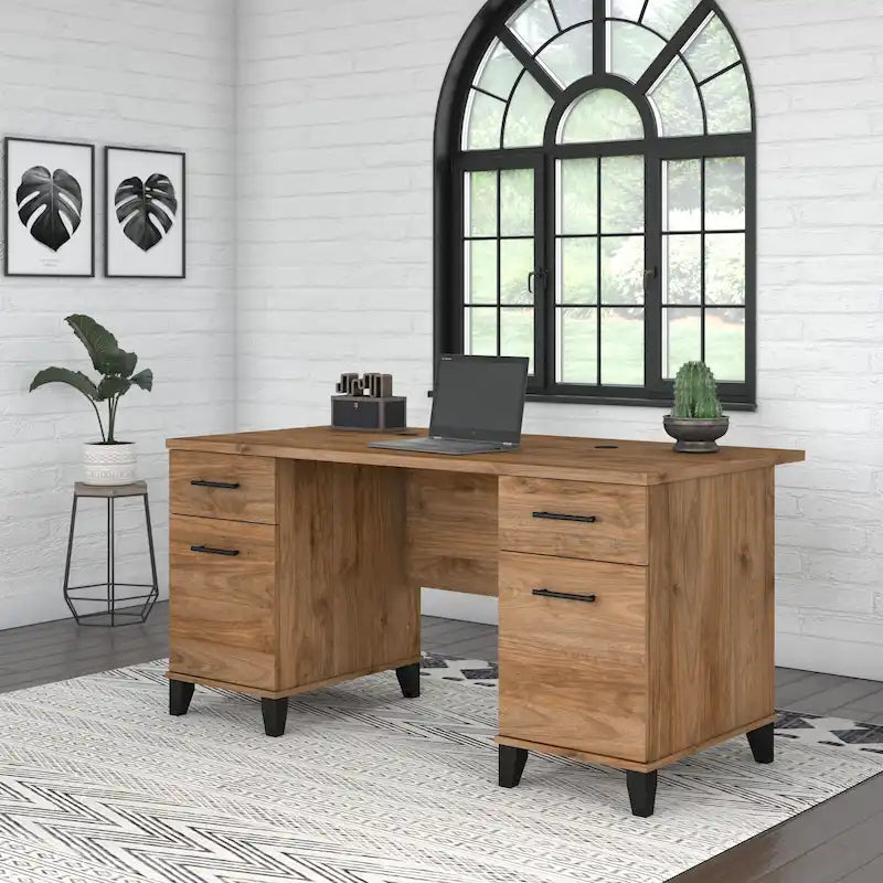 152W-Computertisch fürs Büro mit Schubladen