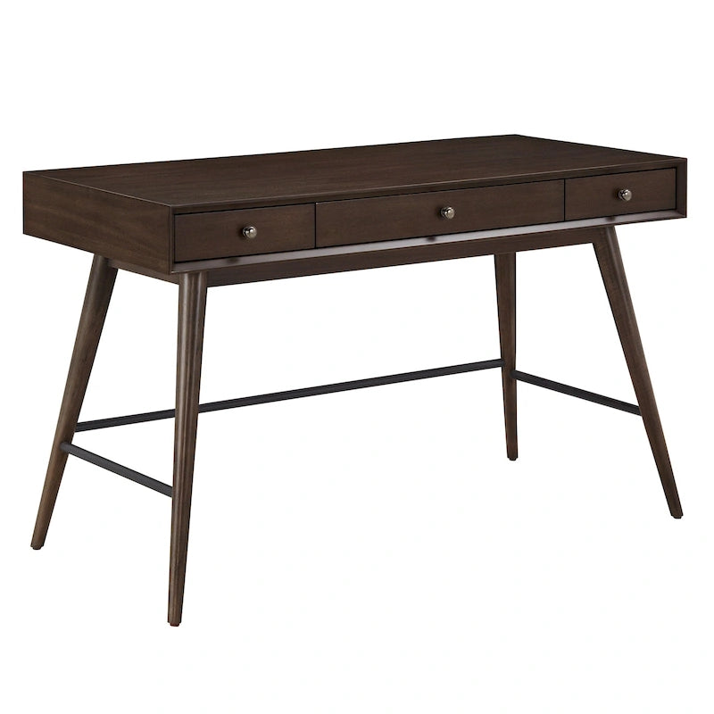 Wood 3-drawer Writing Desk by