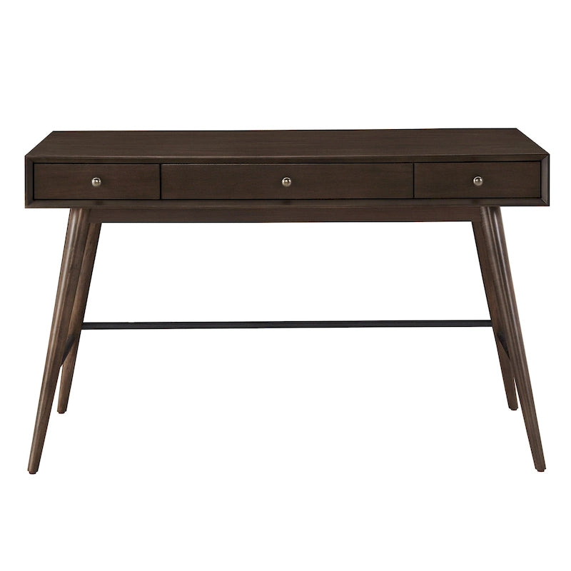 Wood 3-drawer Writing Desk by