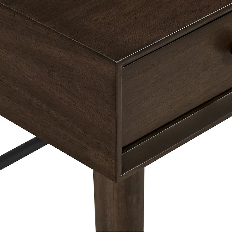 Wood 3-drawer Writing Desk by