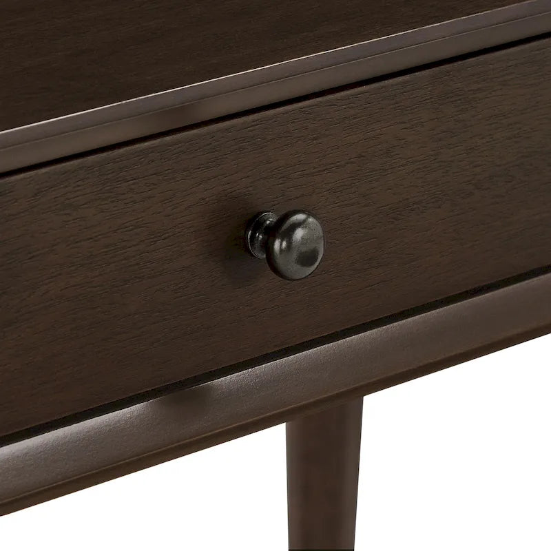 Wood 3-drawer Writing Desk by