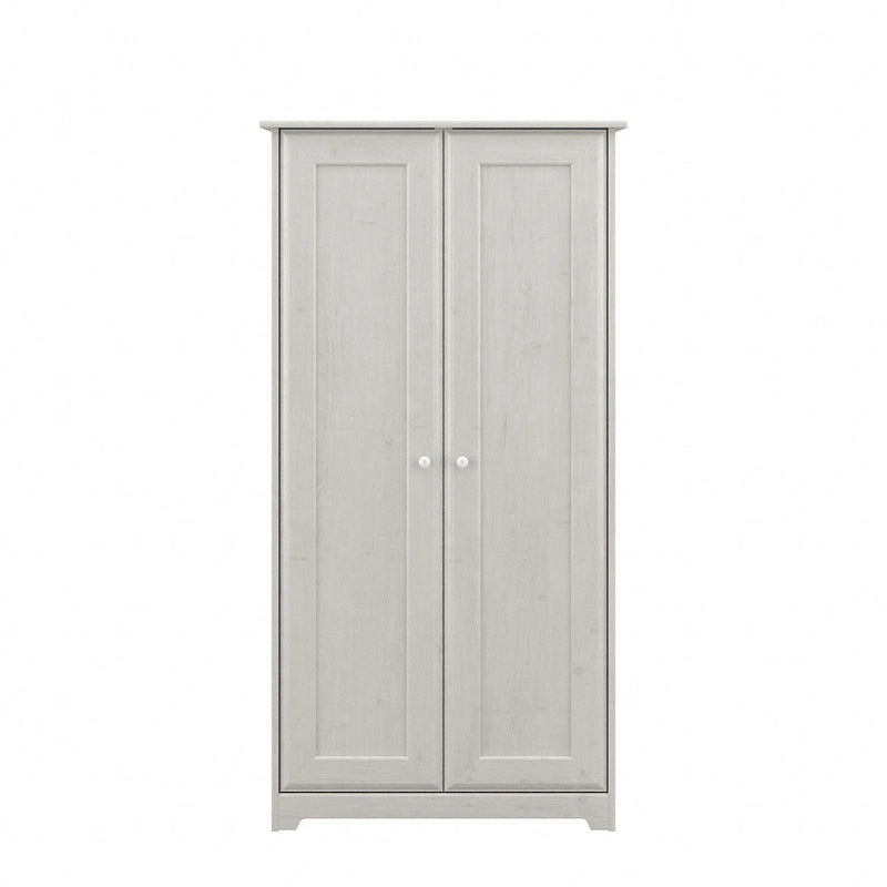 Espresso Oak Tall Storage Cabinet with Doors - 31.38L x 16.30W x 61.14H