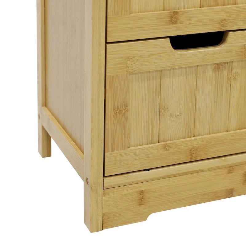 Bathroom Floor Storage Cabinet with 4 Drawers