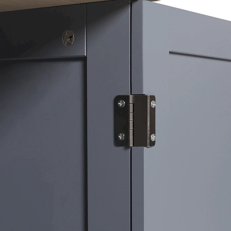 Bathroom Floor Storage Cabinet with 4 Drawers
