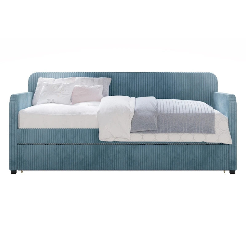Twin Upholstered Daybed with Trundle