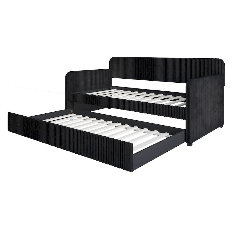 Twin Upholstered Daybed with Trundle