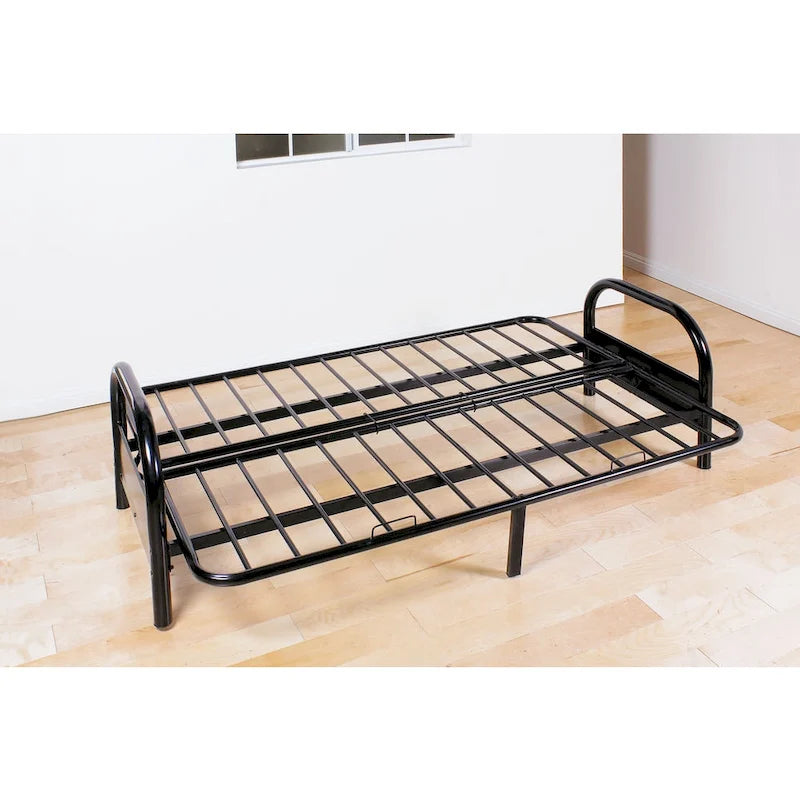 Adjustable Frame for Futon, Black Metal